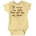 thumbnail image 1 of Cute Like Mom New Daughter Adorable Bodysuit Jumper Girls Infant Baby Brisco Brands NB, 1 of 6