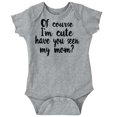 thumbnail image 1 of Cute Like Mom New Daughter Adorable Bodysuit Jumper Girls Infant Baby Brisco Brands NB, 1 of 6