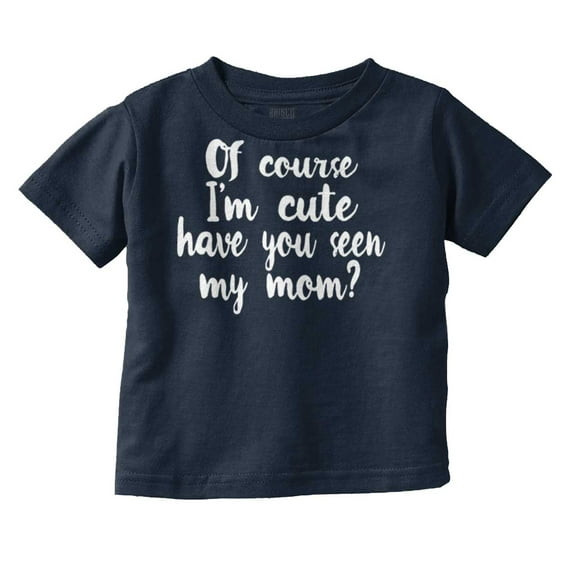 Cute Like Mom New Daughter Adorable Youth T Shirt Tee Girls Infant Toddler Brisco Brands 12M