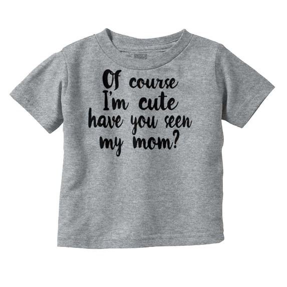 Cute Like Mom New Daughter Adorable Youth T Shirt Tee Girls Infant Toddler Brisco Brands 18M