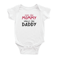 thumbnail image 1 of Cute Like Mommy Smelly Like Daddy Funny Baby Bodysuit Boy Girl Unisex, 1 of 5