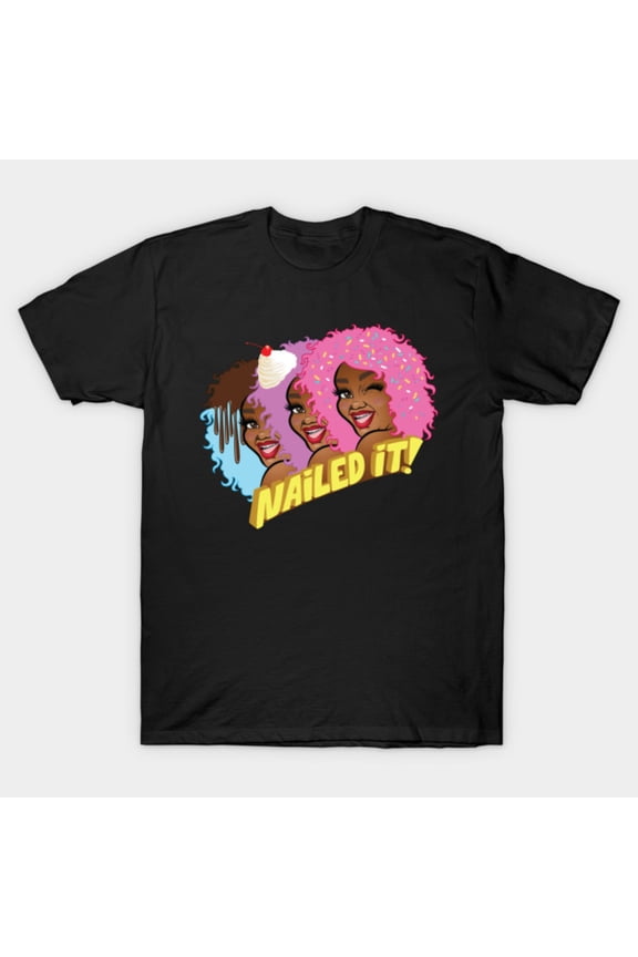 Cute Lil Nailed It Nicole Byer Nailed It Baking Humor Unisex T-Shirt, for men & women, up to size 5XL