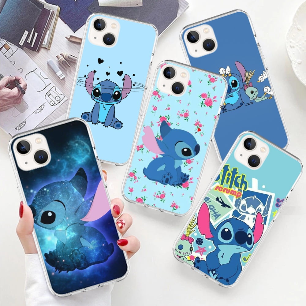 Cute Lilo & Stitch Cartoon Soft Shockproof Phone Cases For iPhone 14 14  Plus 14 Pro Pro Max 13 13Pro 13Pro Max 12 12Pro 12Pro Max 11 11 Pro Max XS  Max