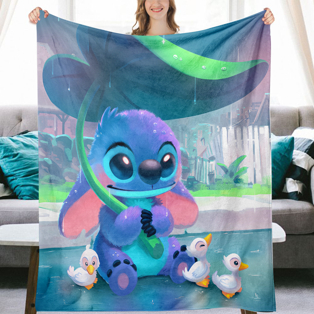 Stitch fuzzy blanket sale