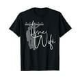 thumbnail image 1 of Cute Line Wife - Electrical Lineman's Wife T-Shirt, 1 of 5