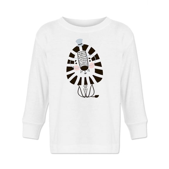 Cute Lion Design . Long Sleeve Toddler -Image by Shutterstock, 2 Toddler