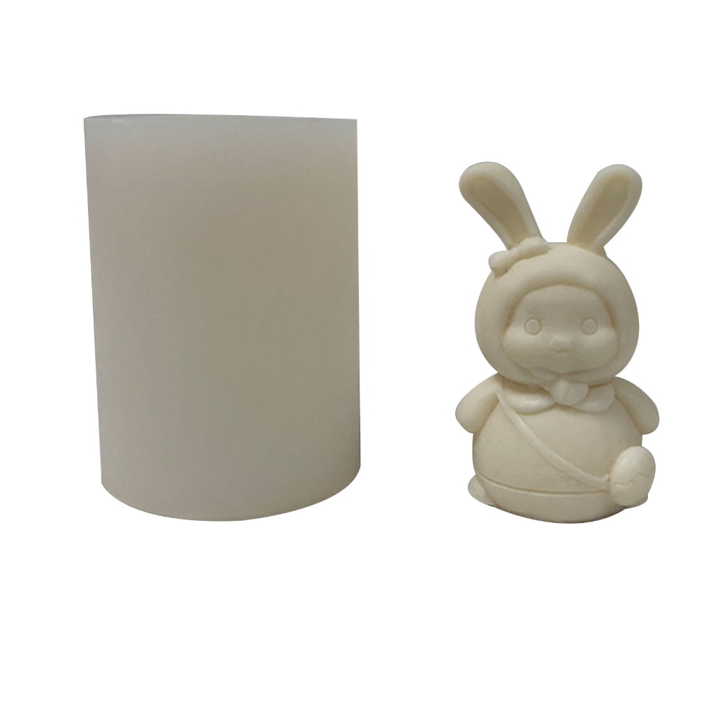 Cute Lion Rabbit Bear Candle Mould Plasters Crafts Making Supplies Non ...