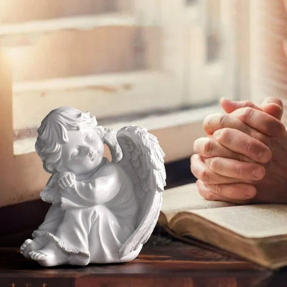 Cute Little Angel Statue Indoor And Outdoor Home 12 cm