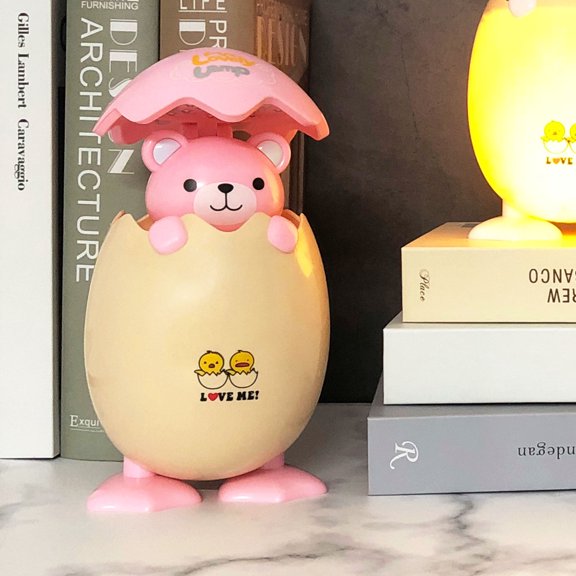 Cute Little Animal LED Night Light USB Rechargeable Children's Room Sleeping Companion Lamp Birthday Gift Creative Decorative Table Lamp