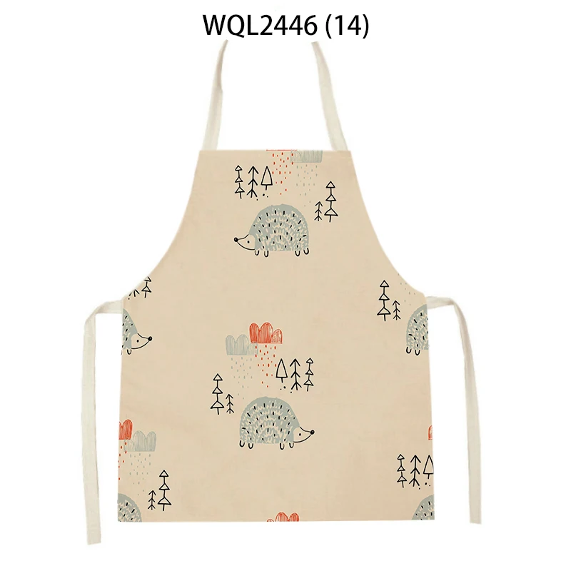 Cute Little Animal Print Apron Children's Apron Household Kitchen