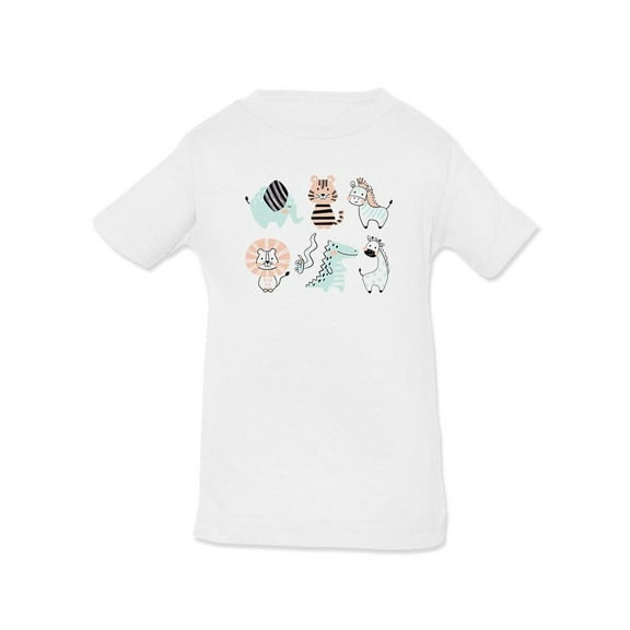 Cute Little Animals T-Shirt Infant -Image by Shutterstock,  6 Months
