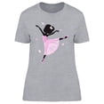 thumbnail image 1 of Cute Little Ballerina Design T-Shirt Women -Image by Shutterstock, Female Large, 1 of 2