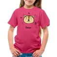thumbnail image 1 of Cute Little Bear Face T-Shirt Juniors -Image by Shutterstock,  Small, 1 of 4