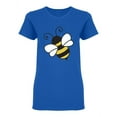thumbnail image 1 of Cute Little Bee Design Shaped T-Shirt Women -Image by Shutterstock, Female Large, 1 of 2