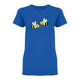 thumbnail image 1 of Cute Little Bees Shaped T-Shirt Women -Image by Shutterstock, Female XX-Large, 1 of 2