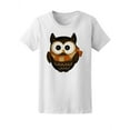 thumbnail image 1 of Cute Little Brown Owl T-Shirt Women -Image by Shutterstock, Female XX-Large, 1 of 2