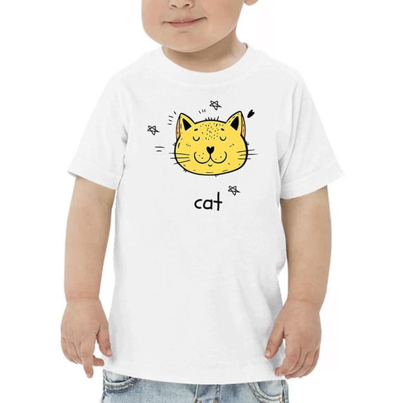 Cute Little Cat Face T-Shirt Toddler -Image by Shutterstock, 5 Toddler