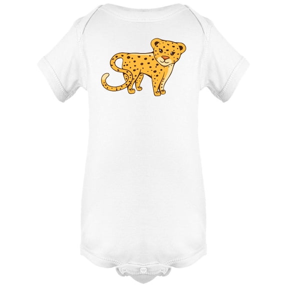 Cute Little Cheetah Bodysuit Infant -Image by Shutterstock, Newborn