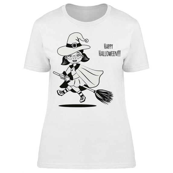 Cute Little Child Halloween T-Shirt Women -Image by Shutterstock, Female Small