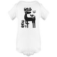 thumbnail image 1 of Cute Little Deer And Nature Bodysuit Infant -Image by Shutterstock,  6 Months, 1 of 2