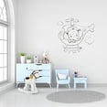 thumbnail image 1 of Cute Little Elephant Mini Helicopter Silhouette Helicopter Chopper Helicopter Types Vinyl Wall Art Sticker Decal Home Kid Room Study Room Boys Girls Room Wall Décoration Design Décor Size (22x30 inch), 1 of 3