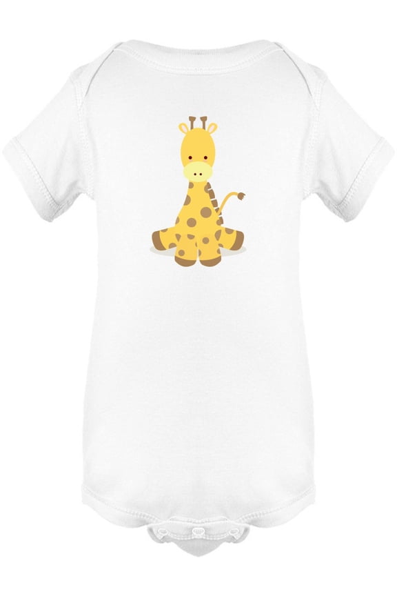 Cute Little Giraffe Doodle Bodysuit Infant -Image by Shutterstock, Newborn