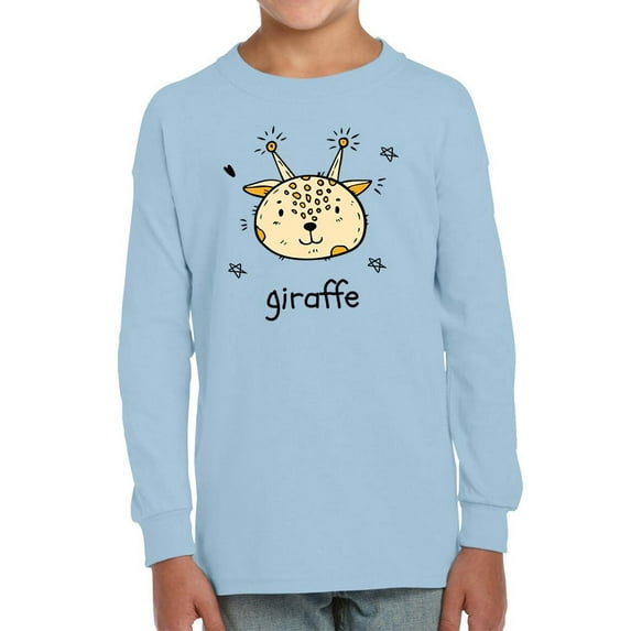 Cute Little Giraffe Face Long Sleeve Toddler -Image by Shutterstock, 2 Toddler