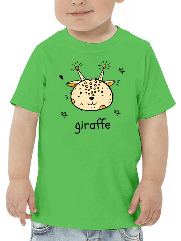 Cute Little Giraffe Face T-Shirt Toddler -Image by Shutterstock, 5 Toddler