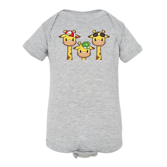Cute Little Giraffes Bodysuit Infant -Image by Shutterstock, Newborn