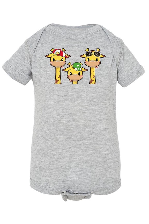 Cute Little Giraffes Bodysuit Infant -Image by Shutterstock, Newborn