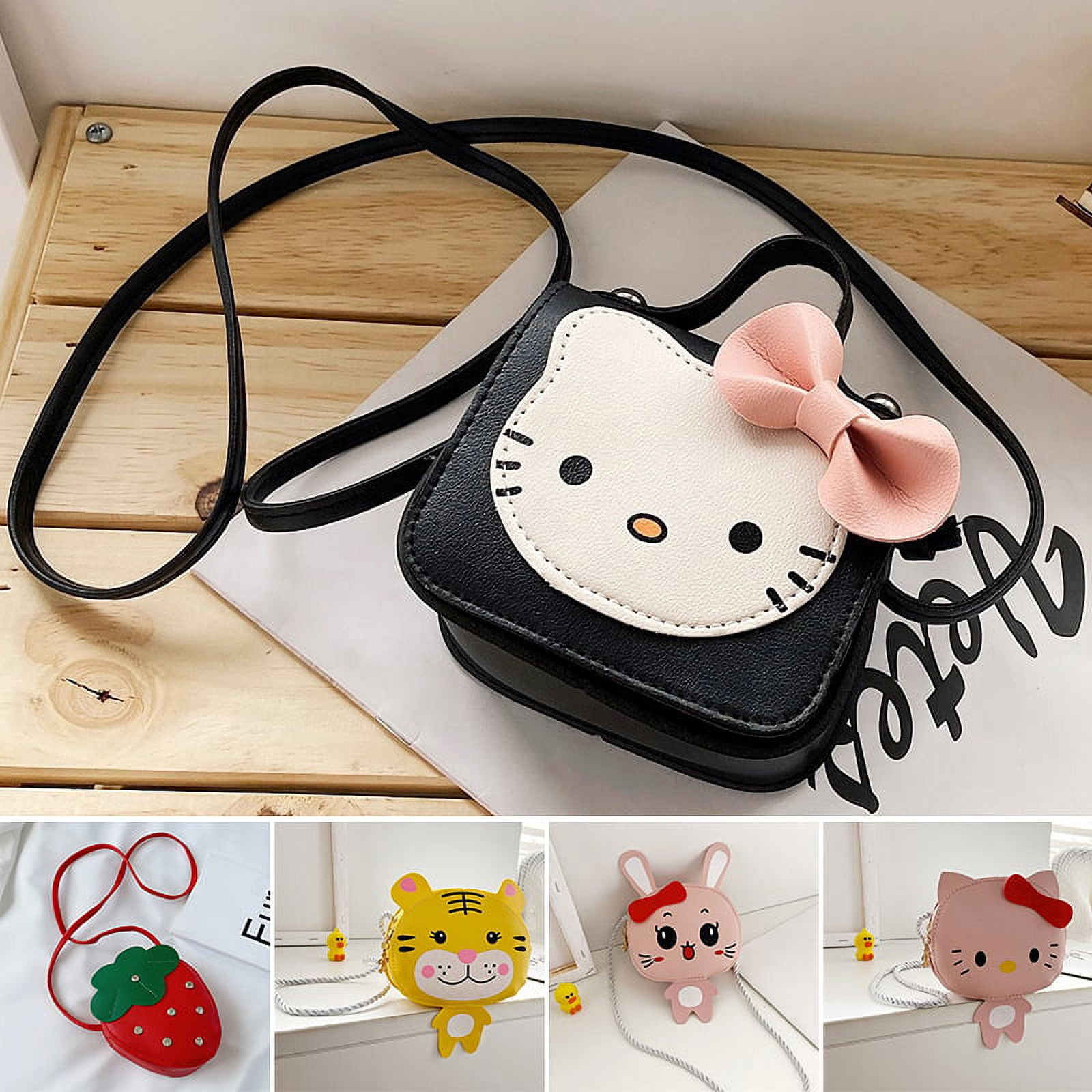 Cute Cat Purses Pu Leather Stylish Handbags Shoulder Bags