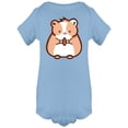 thumbnail image 1 of Cute Little Hamster. Bodysuit Infant -Image by Shutterstock,  6 Months, 1 of 2