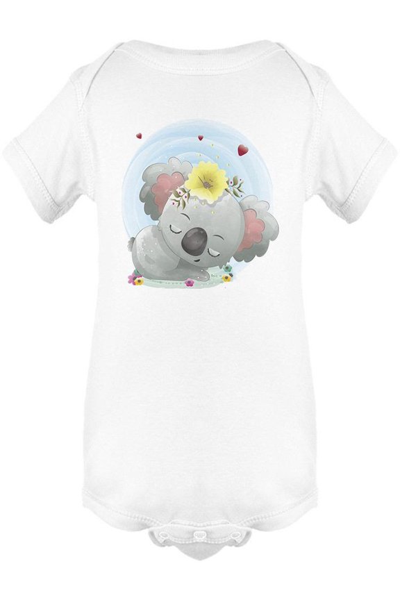 Cute Little Koala Sleeping Bodysuit Infant -Image by Shutterstock,  6 Months