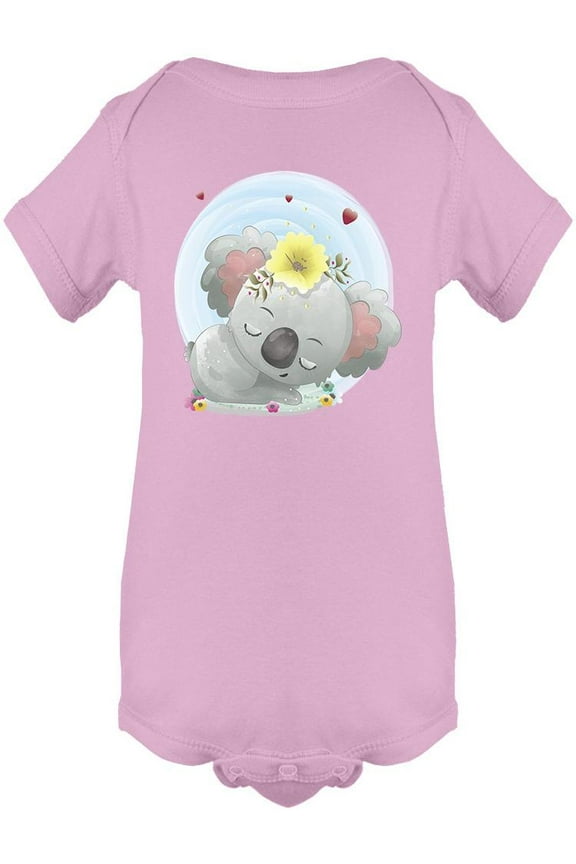 Cute Little Koala Sleeping Bodysuit Infant -Image by Shutterstock,  Newborn