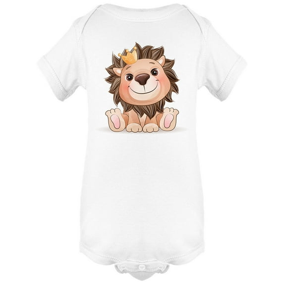 Cute Little Lion Design Bodysuit Infant -Image by Shutterstock, 6 Months