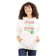 Cute Little Miss Christmas Present Hoodie Sweatshirt Women Brisco Brands X