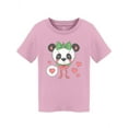 thumbnail image 1 of Cute Little Panda Girl T-Shirt Toddler -Image by Shutterstock,  4 Toddler, 1 of 2