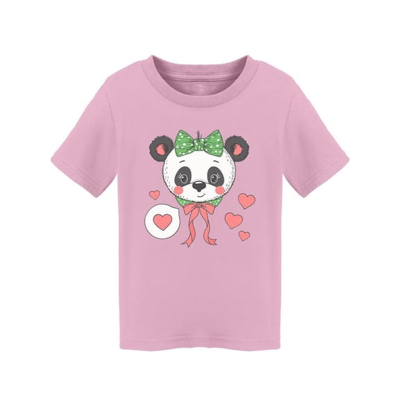 Cute Little Panda Girl T-Shirt Toddler -Image by Shutterstock,  4 Toddler
