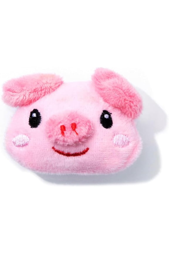 Cute Little Pig Plush Brooch for Daughter Son Cartoon Animal Doll Lapel Pin Clothing Backpack Accessories Decoration Pin for Women Party Holiday Friendship Jewelry Xmas Birthday Niece Granddaughter
