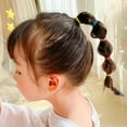 thumbnail image 1 of Cute Little Pineapple Bottle Hair Rope with Strong Elastic Band Disposable Fresh Fruit Headwear for Continuous Styling, 1 of 4