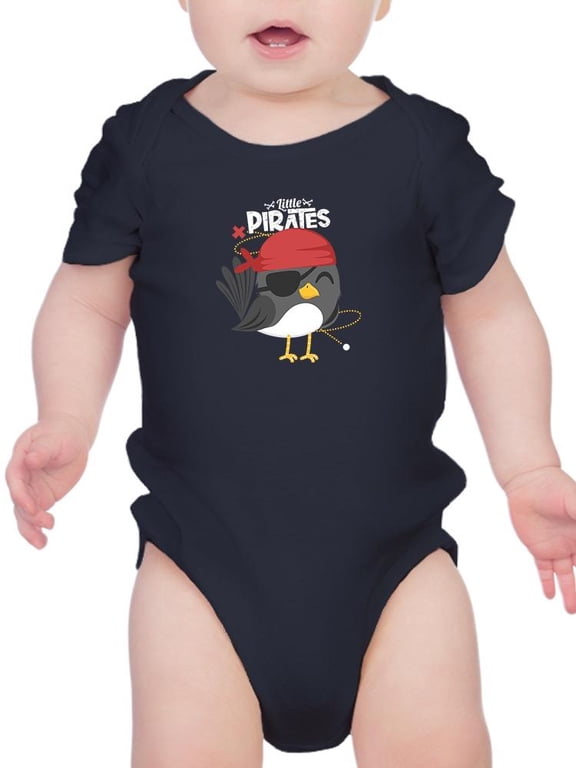 Cute Little Pirate Bird Bodysuit Infant -Image by Shutterstock, 18 Months