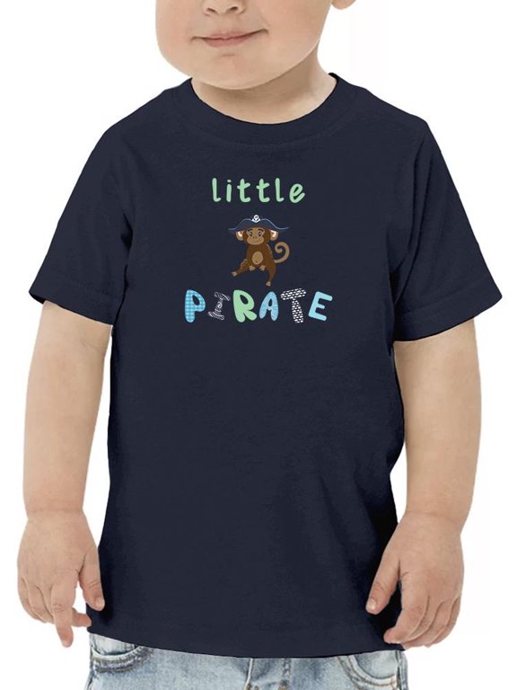 Cute Little Pirate Monkey T-Shirt Toddler -Image by Shutterstock, 3 Toddler