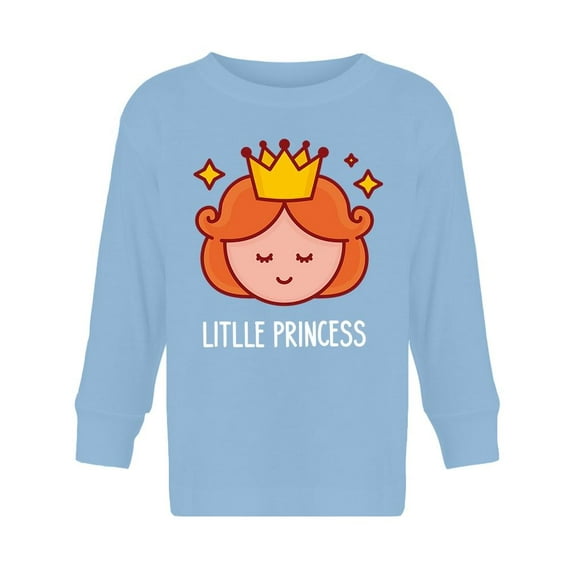 Cute Little Princess Quote Long Sleeve Toddler's -Image by Shutterstock