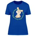 thumbnail image 1 of Cute Little Rabbit Cartoon T-Shirt Women -Image by Shutterstock, Female Small, 1 of 2