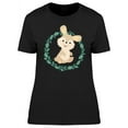 thumbnail image 1 of Cute Little Rabbit Cartoon T-Shirt Women -Image by Shutterstock, Female XX-Large, 1 of 2