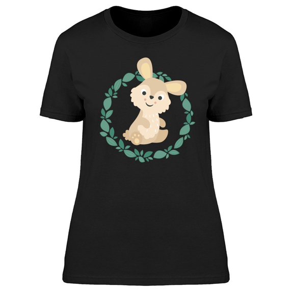 Cute Little Rabbit Cartoon Tee Women's -Image by Shutterstock