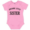 thumbnail image 1 of Cute Little Sister Younger Sibling Bodysuit Jumper Girls Infant Baby Brisco Brands 18M, 1 of 6