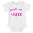 thumbnail image 1 of Cute Little Sister Younger Sibling Bodysuit Jumper Girls Infant Baby Brisco Brands 24M, 1 of 6