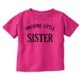 thumbnail image 1 of Cute Little Sister Younger Sibling Youth T Shirt Tee Girls Infant Toddler Brisco Brands 12M, 1 of 5