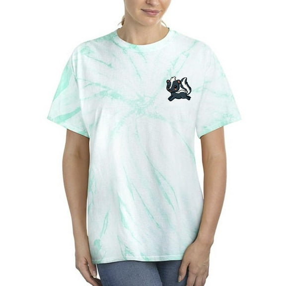Cute Little Skunk Jumping Tie Dye Cyclone Women -Image by Shutterstock, Female Small